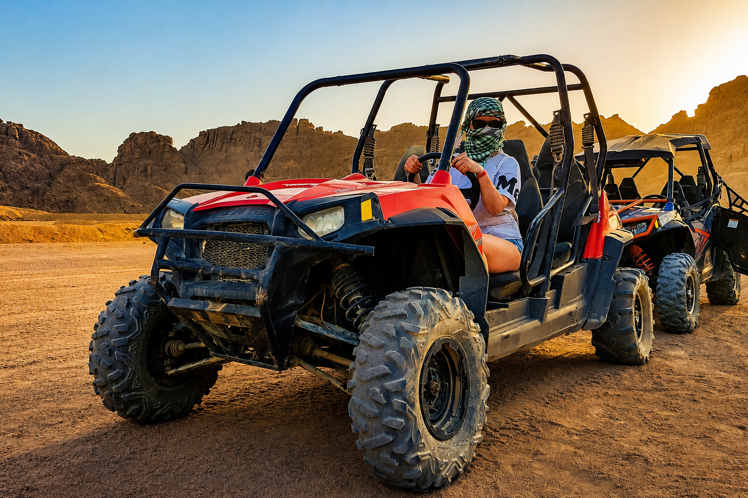 Desert Buggy Bike Sunset | Sharm El Sheikh