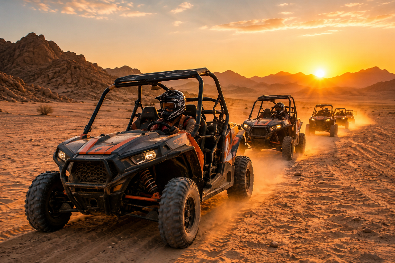 Desert Buggy Bike Sunset | Sharm El Sheikh