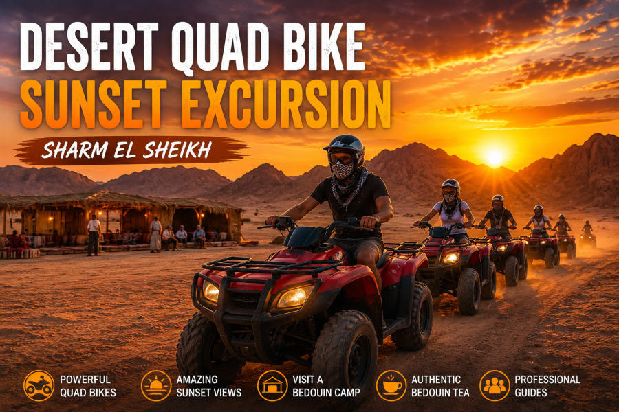 Desert Quad Bike Sunset Excursion | Sharm El Sheikh
