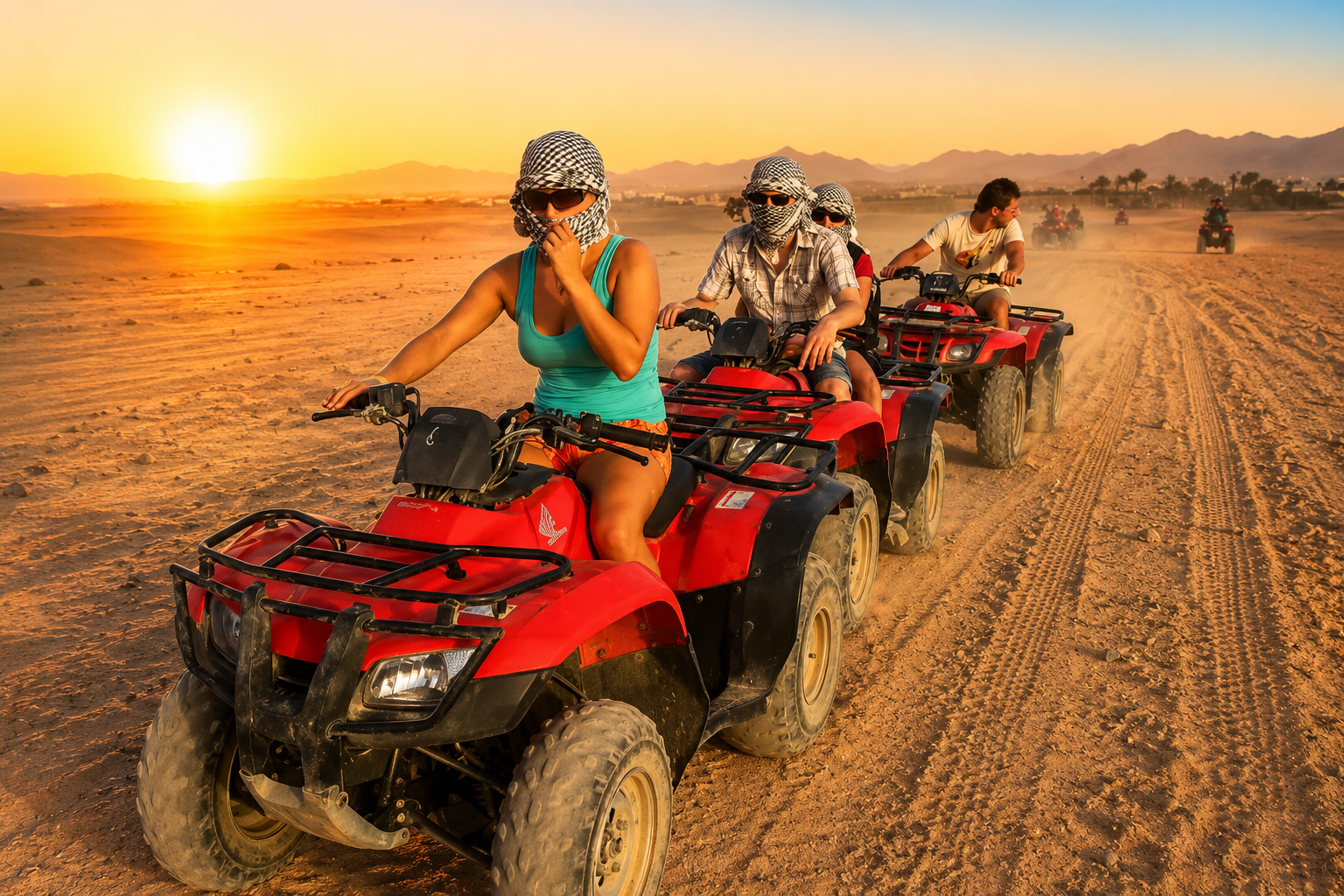 Desert Quad Bike Sunrise Excursion | Sharm El Sheikh