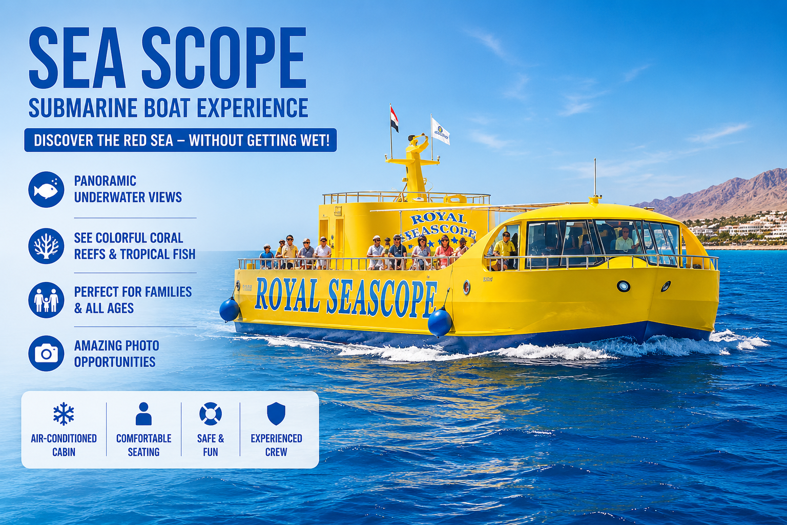 Sea Scope Submarine Boat Experience | Sharm El Sheikh